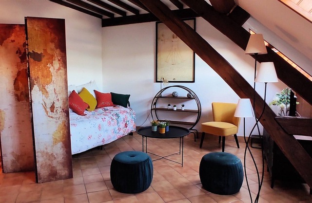 Aux Nids d'Hirondelles, View of the Loire apartment for 6 people in Pouilly sur Loire
