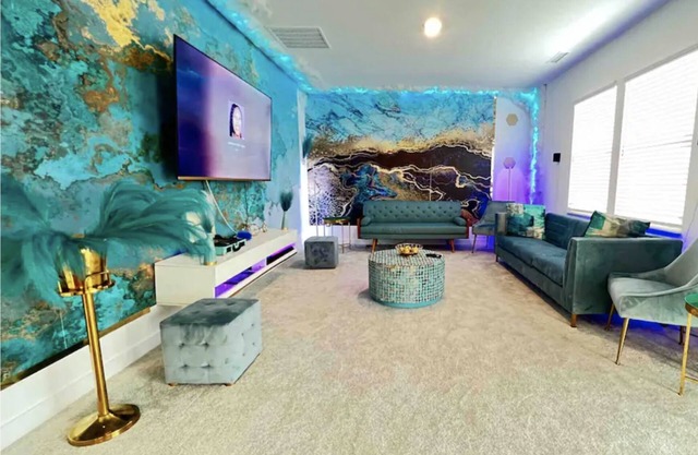 Azure Skies Modern Abstract Home