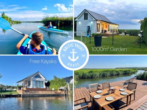 Baltic Waterfront Yacht House - PRIVATE Garden & Watersports Included