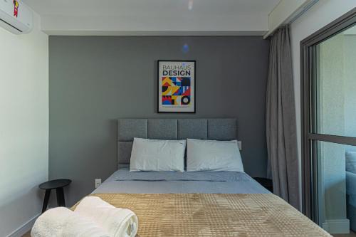 Bauhaus Apartamento com Piscina, Próximo ao Metro Brooklin - Próximo ao Teatro Alfa e Transamérica Expo Center