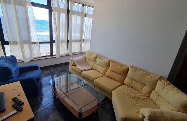 BEACH ARINAGA. OVER THE SEA