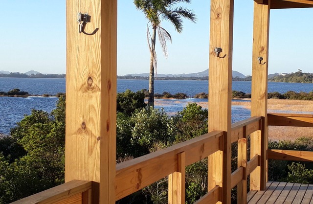 Beach House with Lagoon View