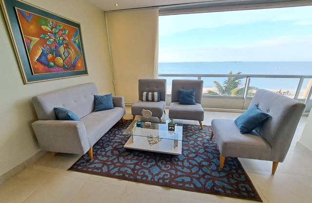 Beachfront apartment just minutes from Salinas – the perfect getaway by the sea.
