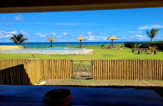 Beachfront condominium house