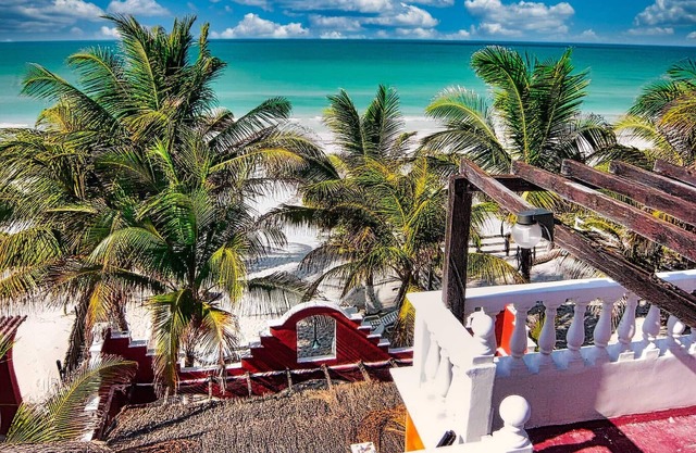 Beachfront Palapa In El Cuyo, Best Views