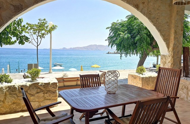 Beachfront Rhodes Villa | Relax Seaside House | 4 Bedrooms | Panoramic Sea.