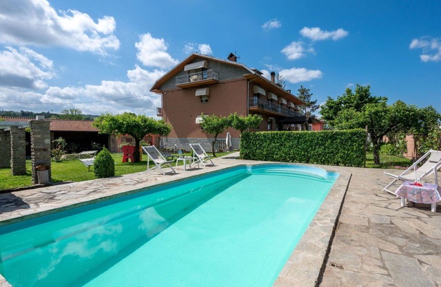 Beautiful villa for 4 people with WIFI, pool, TV, terrace and panoramic view