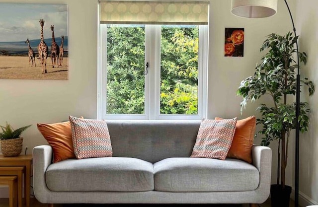 Beautiful modern barn conversion with south facing secluded patios and garden.