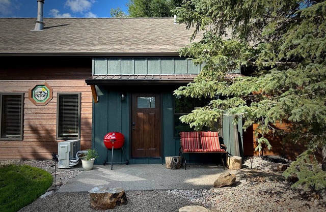 Black Hills Home Cabins—CHOKECHERRY HIDEOUT—in Hill City, Mickelson Trail, Grill