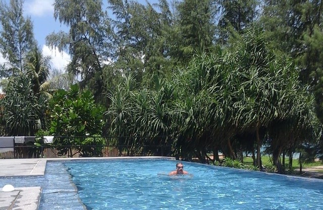 Black Pearl Beachfront Villa. Luxurious privacy on quiet beach.
