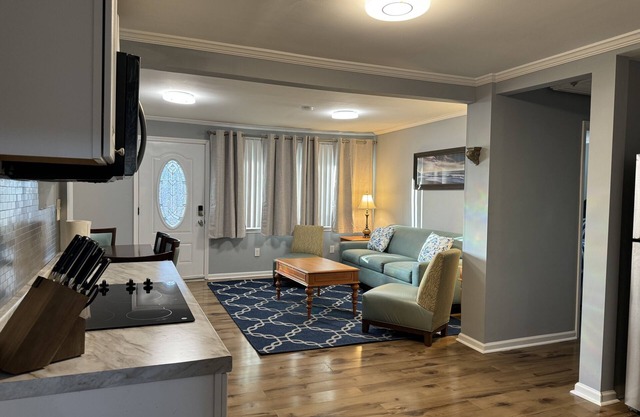 Blue House on the Creek