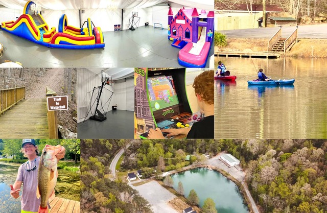 Bobcat Tiny Luxury Cabin on Lake with Inflatables