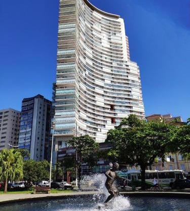 Book Santos - Condomínio Unlimited - Apartamento com Vista Mar e Apartamento com Vista Piscina