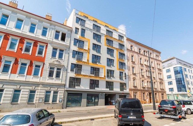 Brand new studio apartment # 42 in brand new building with free parking in the center