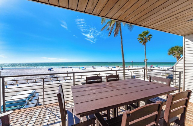 Breathtaking 4 Bedroom/4 Bath Town Home Located Directly on Siesta Key Beach!
