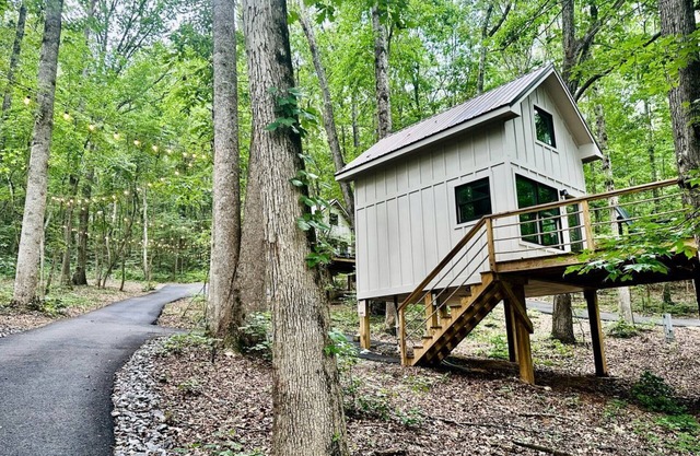 Breathtaking Treehouse with Barbecue and Hot-tub in Scottsboro, Alabama