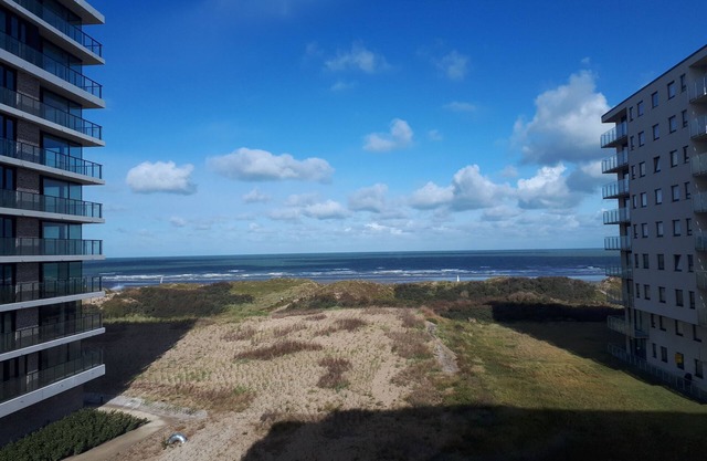 Breathtaking view of the dunes and the sea