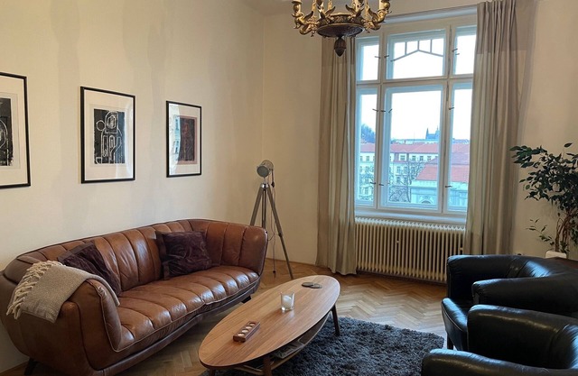 Bright apartment with beautiful view on the Prague castle