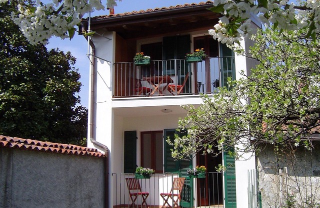 Bright house near the lake