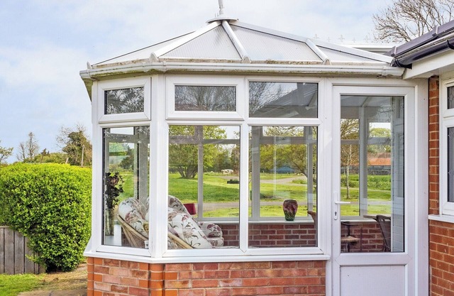 Bungalow with one double and one single.