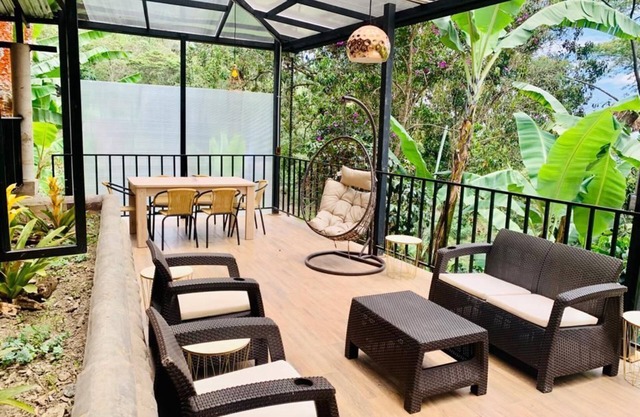 cabaña En medio de montaña con jacuzzi