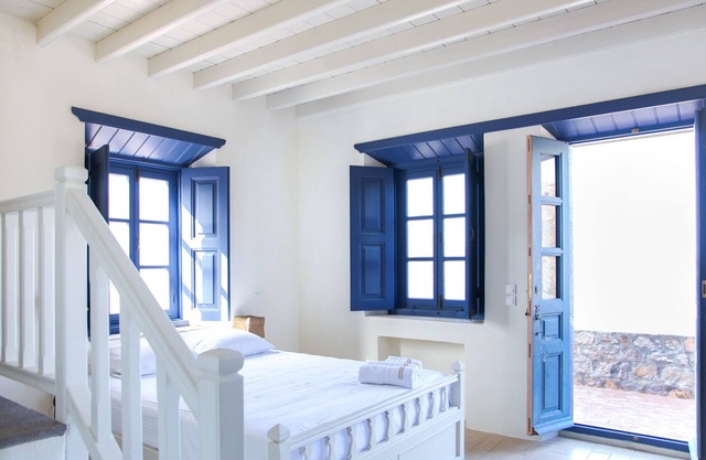 Calmness and Spiritual Patmos Villa, 4BR, 150m sea.