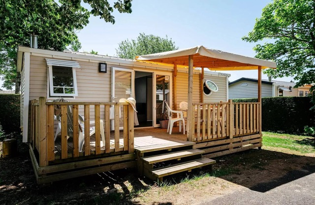 Campsite L'Ile du Rhin* - Mobile home Comfort 3 rooms 4 adults + 2 children