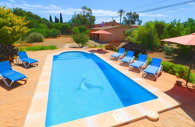 Can Cova 413 rustic finca with private pool, terrace, air conditioning and WiFi