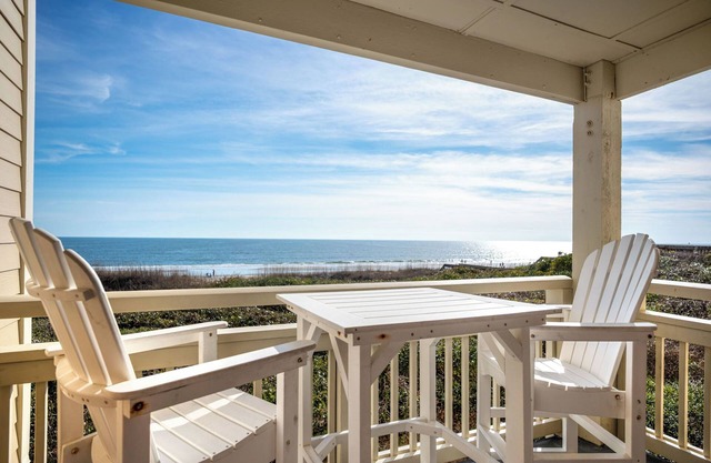 Captains Choice: Oceanfront Condo with Covered Balcony and Community Pool