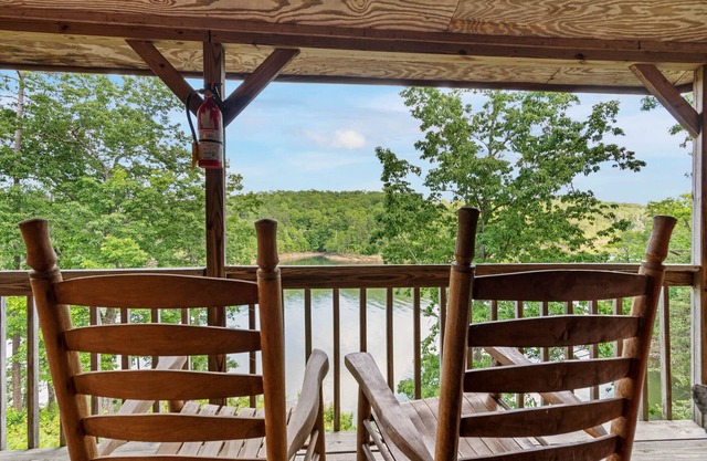 Carters Lake, Lakeside Cabin #10 includes boat slip at the marina