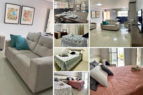 Casa 2 Suítes+1 - VISTA MAR e 15km do Beto Carrero - 50 metros da PRAIA - Area de LAZER com Churrasqueira - Wi-Fi e Cozinha Completa