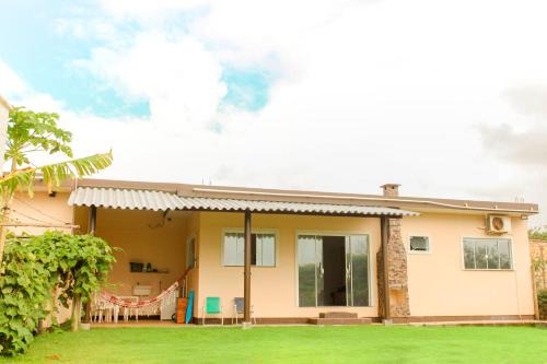 Casa com ar condicionado a 350 mt da Praia da Vila, Imbituba internacional ar cond