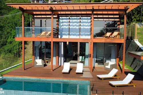 Casa com vista-mar e temporada baleias em Ilhabela