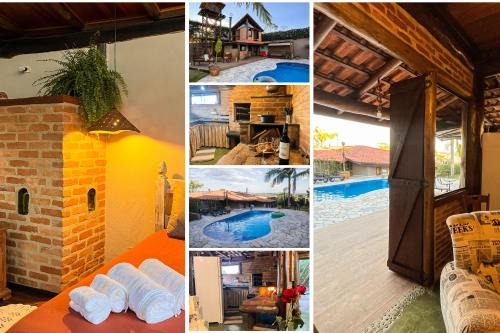 Casa de Hospedes Chalé Rustico com Banheira e Piscina Privativa a 1h de SP Espaço Totalmente Privativo