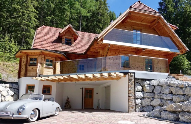 Chalet with wellness in a rustic location