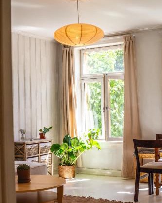 Charming 1800s Apt w fireplace and free parking for small-medium cars
