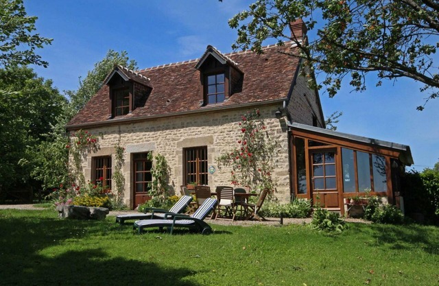 Charming 18th Century Cottage with Stunning Views and Modern Amenities in the French Countryside
