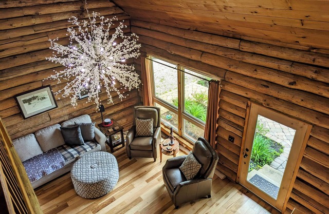 Charming hand built log-cabin in beautiful southeastern Wisconsin