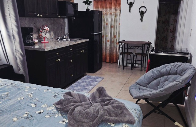 Charming studio ,no extra fees ,minutes from the airport.