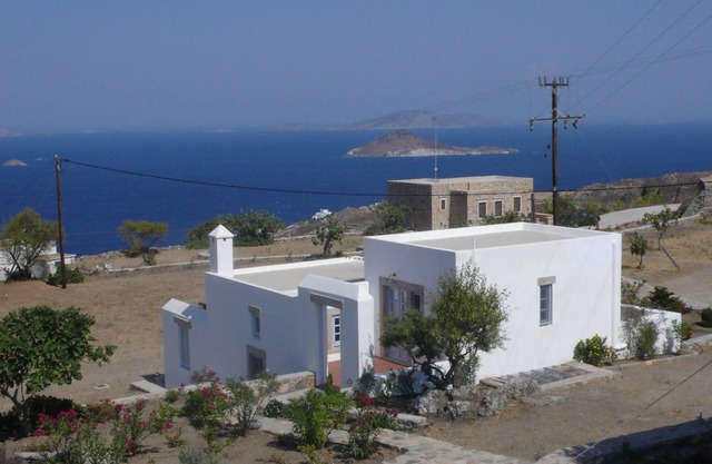 Chora villa 1 with unique sea view
