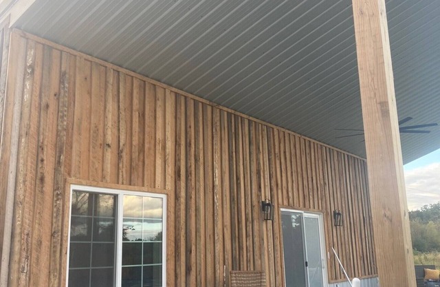 Comfortable cabin with a beautiful view