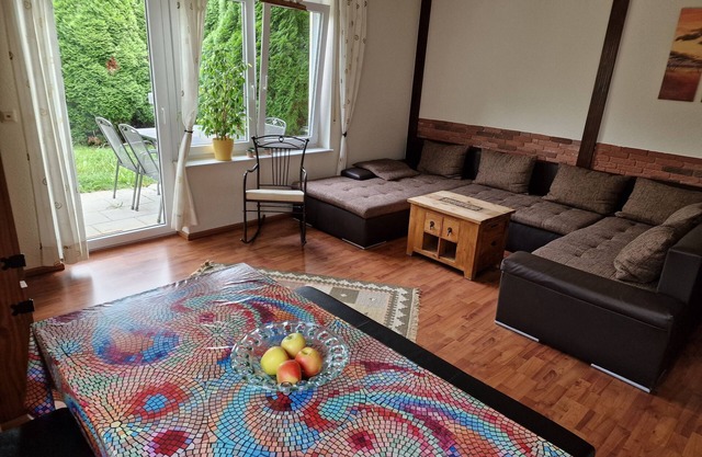 comfortable home in wonderful nature children and domestic animals welcome