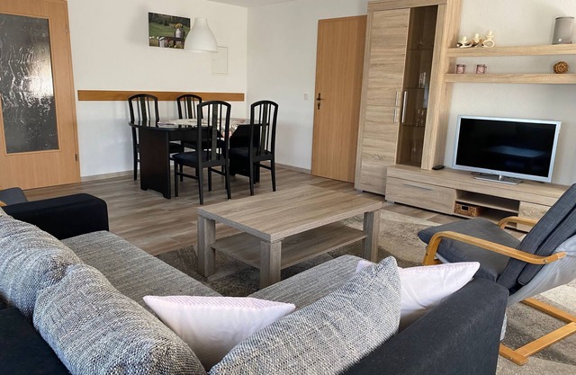 Comfortable large vacation apartment near Dresden (85sqm) free WLAN -Am Schwedenstein