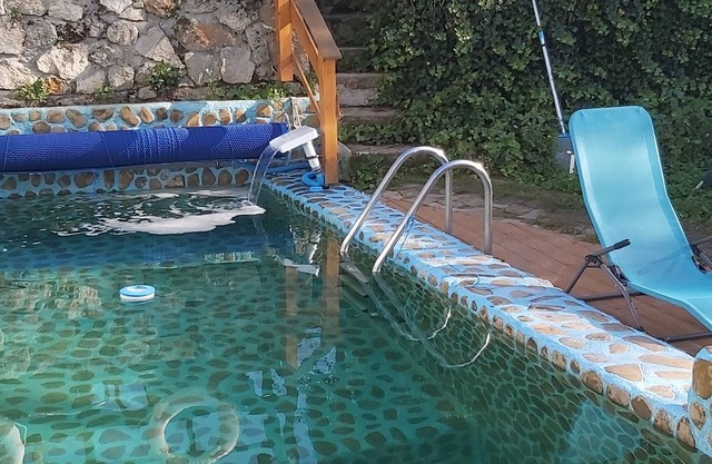 Comfortable villa with a private pool and gorgeous orchard.