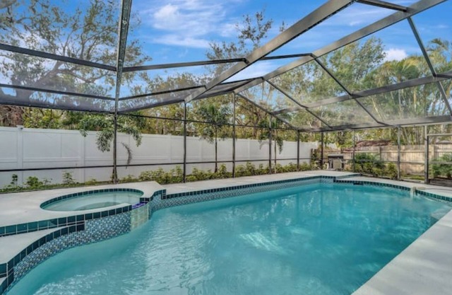 Contemporary Home with heated LARGE POOL and SPA