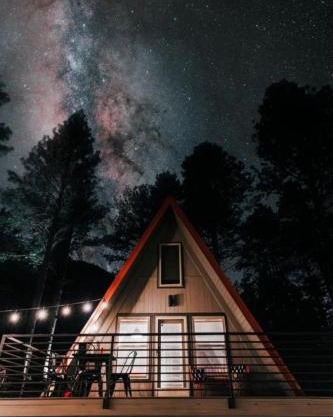 Cool A-Frame Cabin Rental in New Mexico, for Unforgettable Vacations on the Pecos River
