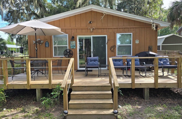 Cooper's Creekside in Cross Creek is located right on the creek with boat access