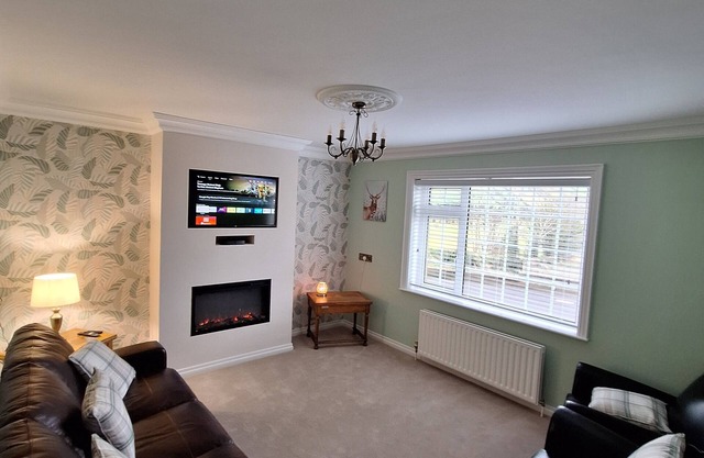 Cosy comfortable modern bungalow surrounded by the stunning views of Glenriffe