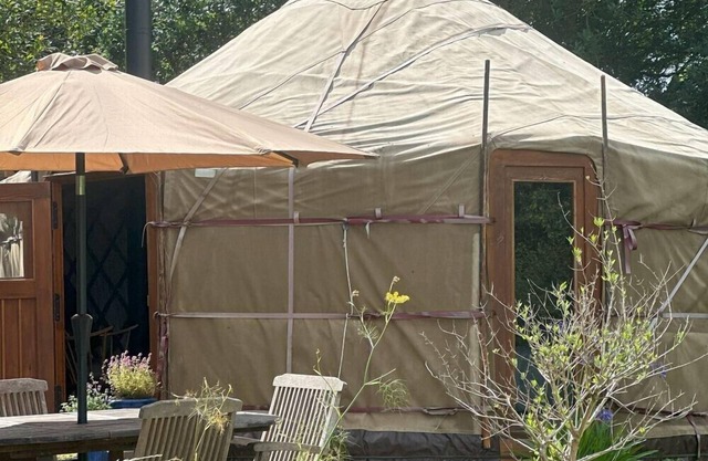 Cosy off-grid yurt in Pembrokeshire - A chance to be ‘in’ the landscape.