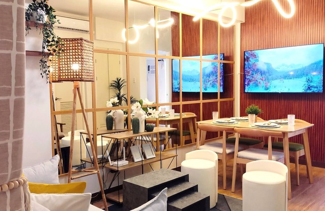 Cozy 2BR Condo Unit. Situated at the heart of metropolitan CBD's and Malls.